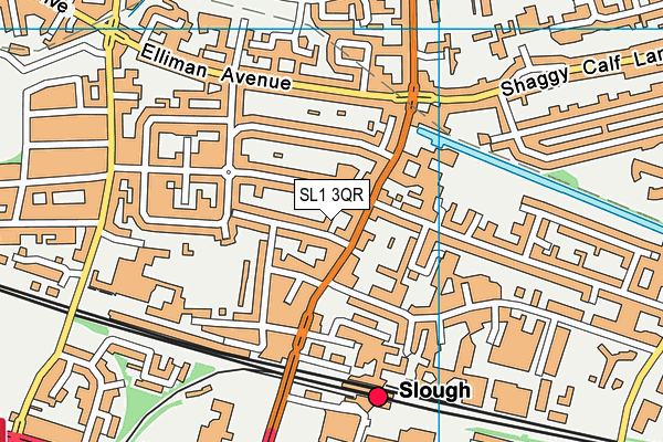 SL1 3QR map - OS VectorMap District (Ordnance Survey) SL1 3QR map - OS VectorMap District (Ordnance Survey)