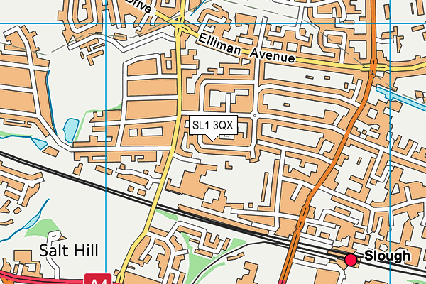 SL1 3QX map - OS VectorMap District (Ordnance Survey) SL1 3QX map - OS VectorMap District (Ordnance Survey)