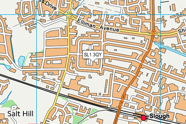 SL1 3QY map - OS VectorMap District (Ordnance Survey) SL1 3QY map - OS VectorMap District (Ordnance Survey)