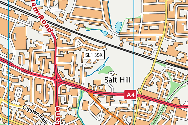 SL1 3SX map - OS VectorMap District (Ordnance Survey) SL1 3SX map - OS VectorMap District (Ordnance Survey)