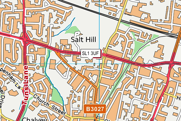 SL1 3UF map - OS VectorMap District (Ordnance Survey) SL1 3UF map - OS VectorMap District (Ordnance Survey)