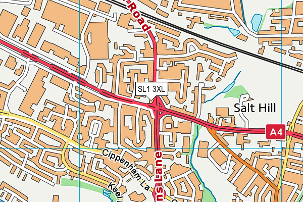 SL1 3XL map - OS VectorMap District (Ordnance Survey) SL1 3XL map - OS VectorMap District (Ordnance Survey)