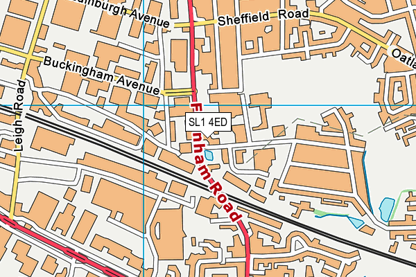 SL1 4ED map - OS VectorMap District (Ordnance Survey) SL1 4ED map - OS VectorMap District (Ordnance Survey)
