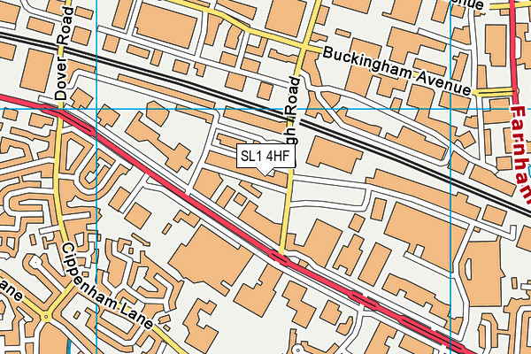 SL1 4HF map - OS VectorMap District (Ordnance Survey) SL1 4HF map - OS VectorMap District (Ordnance Survey)
