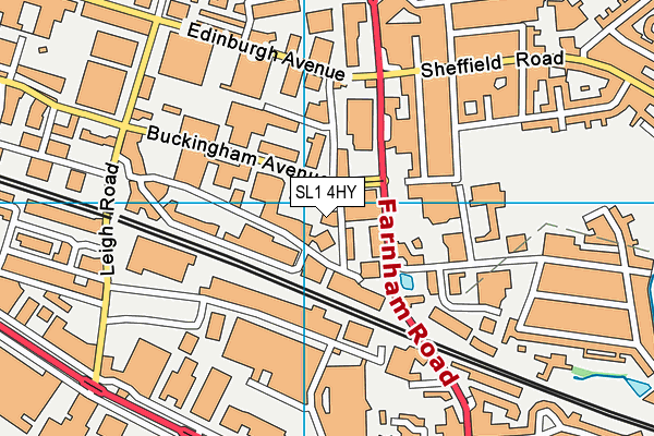 SL1 4HY map - OS VectorMap District (Ordnance Survey) SL1 4HY map - OS VectorMap District (Ordnance Survey)