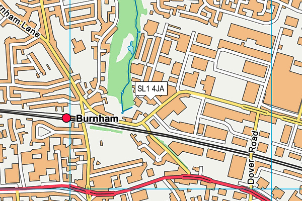 SL1 4JA map - OS VectorMap District (Ordnance Survey) SL1 4JA map - OS VectorMap District (Ordnance Survey)