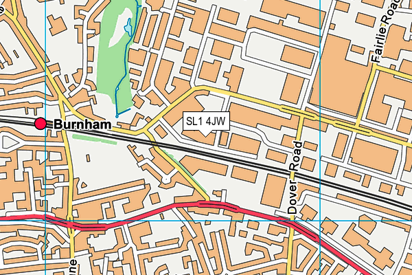 SL1 4JW map - OS VectorMap District (Ordnance Survey) SL1 4JW map - OS VectorMap District (Ordnance Survey)