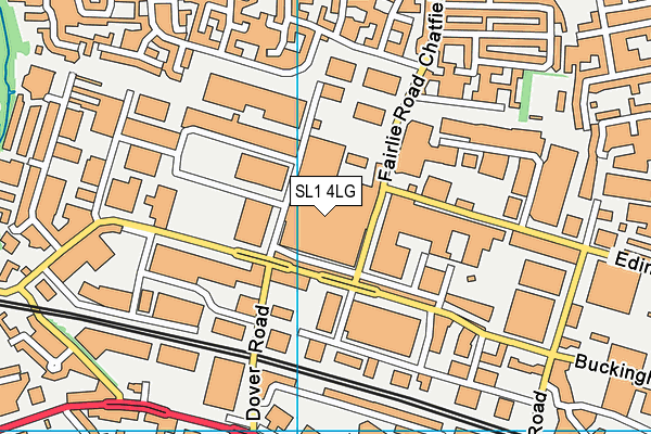 SL1 4LG map - OS VectorMap District (Ordnance Survey) SL1 4LG map - OS VectorMap District (Ordnance Survey)