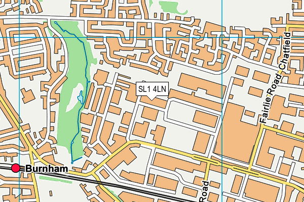 SL1 4LN map - OS VectorMap District (Ordnance Survey) SL1 4LN map - OS VectorMap District (Ordnance Survey)