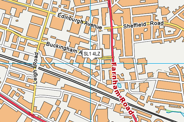 SL1 4LZ map - OS VectorMap District (Ordnance Survey) SL1 4LZ map - OS VectorMap District (Ordnance Survey)
