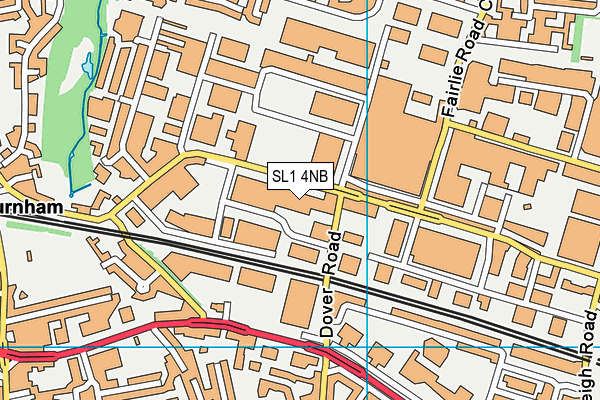 SL1 4NB map - OS VectorMap District (Ordnance Survey) SL1 4NB map - OS VectorMap District (Ordnance Survey)