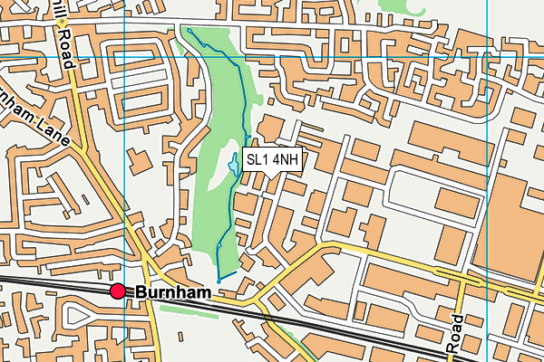 SL1 4NH map - OS VectorMap District (Ordnance Survey)