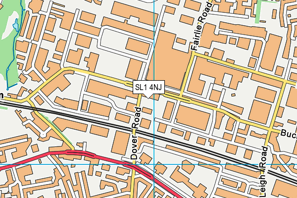 SL1 4NJ map - OS VectorMap District (Ordnance Survey) SL1 4NJ map - OS VectorMap District (Ordnance Survey)