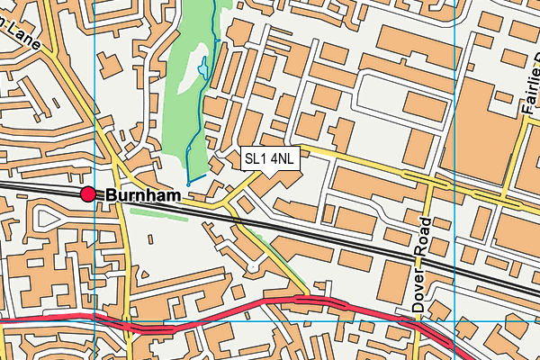 SL1 4NL map - OS VectorMap District (Ordnance Survey) SL1 4NL map - OS VectorMap District (Ordnance Survey)