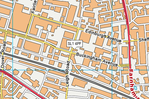 SL1 4PF map - OS VectorMap District (Ordnance Survey) SL1 4PF map - OS VectorMap District (Ordnance Survey)