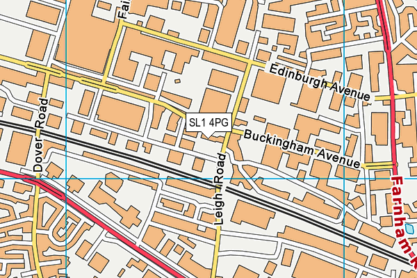 SL1 4PG map - OS VectorMap District (Ordnance Survey) SL1 4PG map - OS VectorMap District (Ordnance Survey)