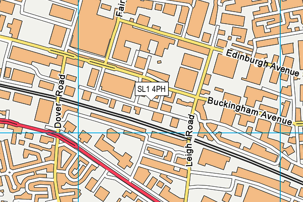 SL1 4PH map - OS VectorMap District (Ordnance Survey) SL1 4PH map - OS VectorMap District (Ordnance Survey)
