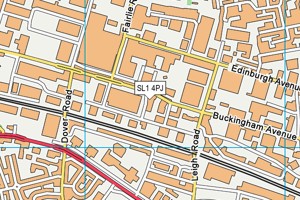 SL1 4PJ map - OS VectorMap District (Ordnance Survey) SL1 4PJ map - OS VectorMap District (Ordnance Survey)