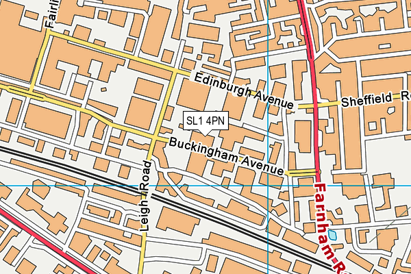 SL1 4PN map - OS VectorMap District (Ordnance Survey) SL1 4PN map - OS VectorMap District (Ordnance Survey)