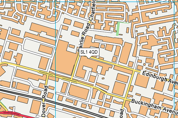 SL1 4QD map - OS VectorMap District (Ordnance Survey) SL1 4QD map - OS VectorMap District (Ordnance Survey)