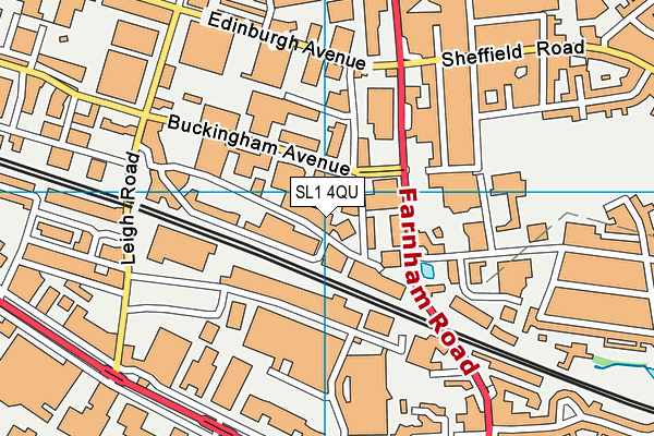 SL1 4QU map - OS VectorMap District (Ordnance Survey) SL1 4QU map - OS VectorMap District (Ordnance Survey)