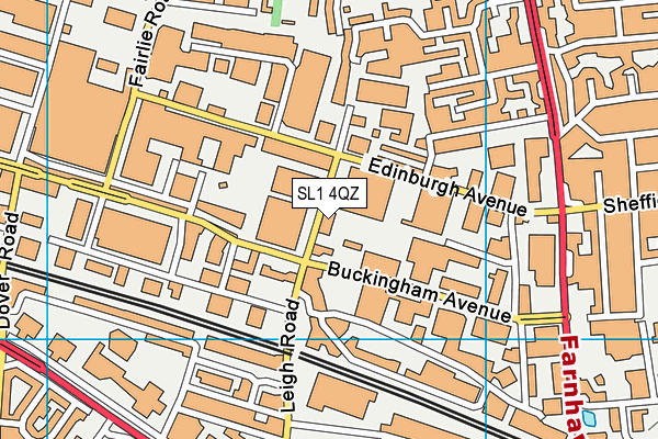 SL1 4QZ map - OS VectorMap District (Ordnance Survey) SL1 4QZ map - OS VectorMap District (Ordnance Survey)