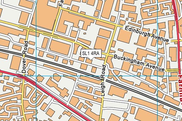 SL1 4RA map - OS VectorMap District (Ordnance Survey) SL1 4RA map - OS VectorMap District (Ordnance Survey)