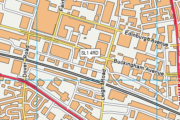 SL1 4RD map - OS VectorMap District (Ordnance Survey) SL1 4RD map - OS VectorMap District (Ordnance Survey)