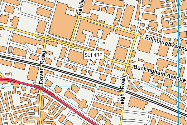 SL1 4RP map - OS VectorMap District (Ordnance Survey) SL1 4RP map - OS VectorMap District (Ordnance Survey)