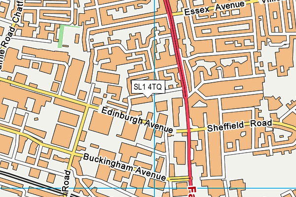 SL1 4TQ map - OS VectorMap District (Ordnance Survey) SL1 4TQ map - OS VectorMap District (Ordnance Survey)