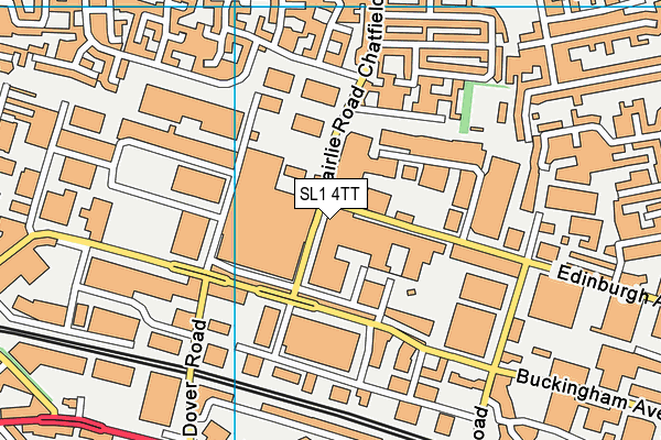 SL1 4TT map - OS VectorMap District (Ordnance Survey) SL1 4TT map - OS VectorMap District (Ordnance Survey)