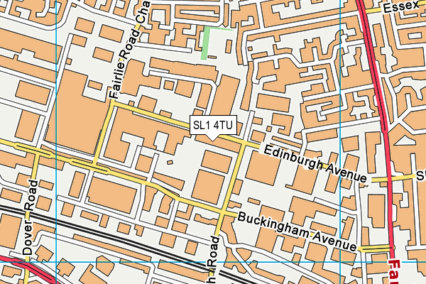 SL1 4TU map - OS VectorMap District (Ordnance Survey) SL1 4TU map - OS VectorMap District (Ordnance Survey)