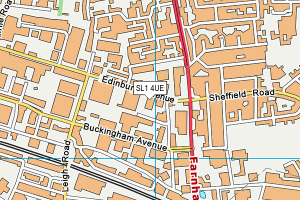SL1 4UE map - OS VectorMap District (Ordnance Survey) SL1 4UE map - OS VectorMap District (Ordnance Survey)