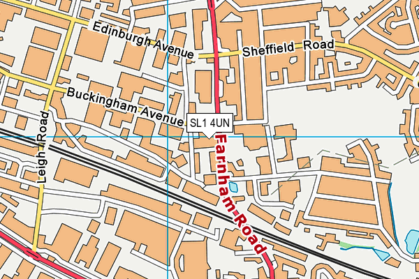 SL1 4UN map - OS VectorMap District (Ordnance Survey) SL1 4UN map - OS VectorMap District (Ordnance Survey)
