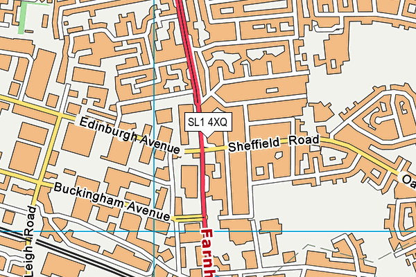 SL1 4XQ map - OS VectorMap District (Ordnance Survey) SL1 4XQ map - OS VectorMap District (Ordnance Survey)