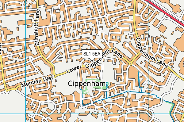 SL1 5EA map - OS VectorMap District (Ordnance Survey) SL1 5EA map - OS VectorMap District (Ordnance Survey)