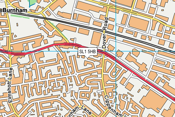 SL1 5HB map - OS VectorMap District (Ordnance Survey) SL1 5HB map - OS VectorMap District (Ordnance Survey)