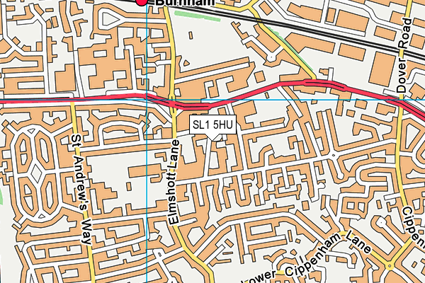 SL1 5HU map - OS VectorMap District (Ordnance Survey) SL1 5HU map - OS VectorMap District (Ordnance Survey)