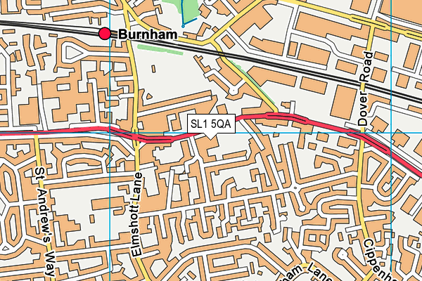 SL1 5QA map - OS VectorMap District (Ordnance Survey) SL1 5QA map - OS VectorMap District (Ordnance Survey)