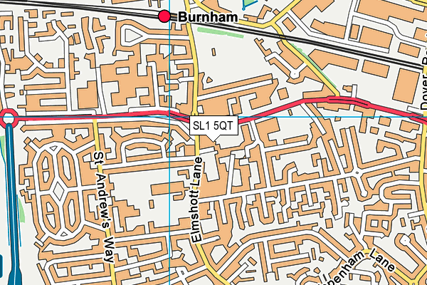 SL1 5QT map - OS VectorMap District (Ordnance Survey) SL1 5QT map - OS VectorMap District (Ordnance Survey)