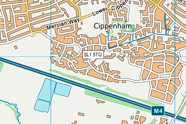 SL1 5TQ map - OS VectorMap District (Ordnance Survey) SL1 5TQ map - OS VectorMap District (Ordnance Survey)