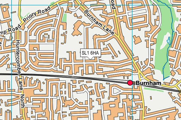 SL1 6HA map - OS VectorMap District (Ordnance Survey) SL1 6HA map - OS VectorMap District (Ordnance Survey)