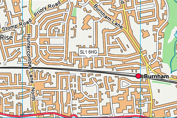SL1 6HG map - OS VectorMap District (Ordnance Survey) SL1 6HG map - OS VectorMap District (Ordnance Survey)