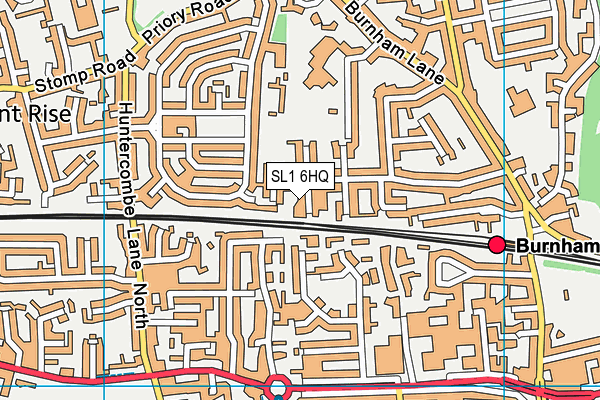 SL1 6HQ map - OS VectorMap District (Ordnance Survey) SL1 6HQ map - OS VectorMap District (Ordnance Survey)