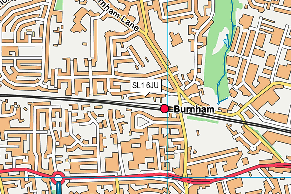 SL1 6JU map - OS VectorMap District (Ordnance Survey) SL1 6JU map - OS VectorMap District (Ordnance Survey)