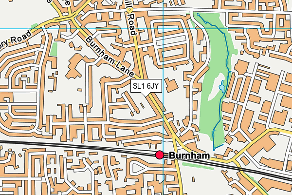 SL1 6JY map - OS VectorMap District (Ordnance Survey)