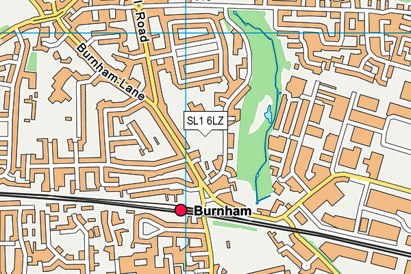 SL1 6LZ map - OS VectorMap District (Ordnance Survey) SL1 6LZ map - OS VectorMap District (Ordnance Survey)