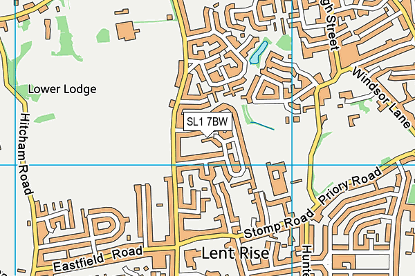 SL1 7BW map - OS VectorMap District (Ordnance Survey) SL1 7BW map - OS VectorMap District (Ordnance Survey)