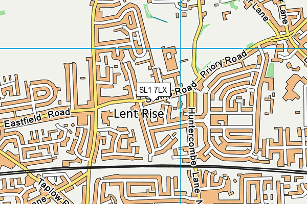 SL1 7LX map - OS VectorMap District (Ordnance Survey) SL1 7LX map - OS VectorMap District (Ordnance Survey)