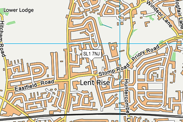 SL1 7NJ map - OS VectorMap District (Ordnance Survey) SL1 7NJ map - OS VectorMap District (Ordnance Survey)